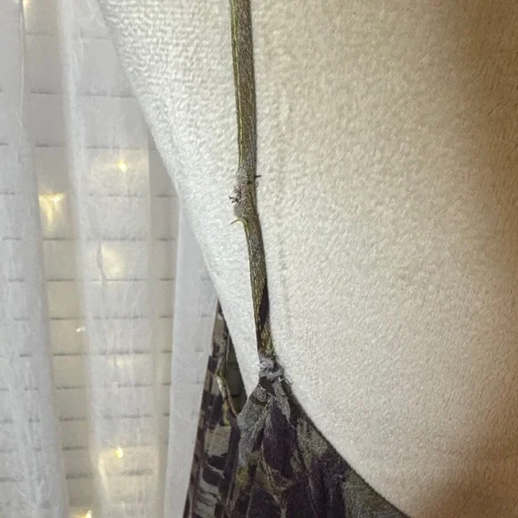 Tropical Print Spaghetti Strap Maxi Dress - Picture 6 of 7